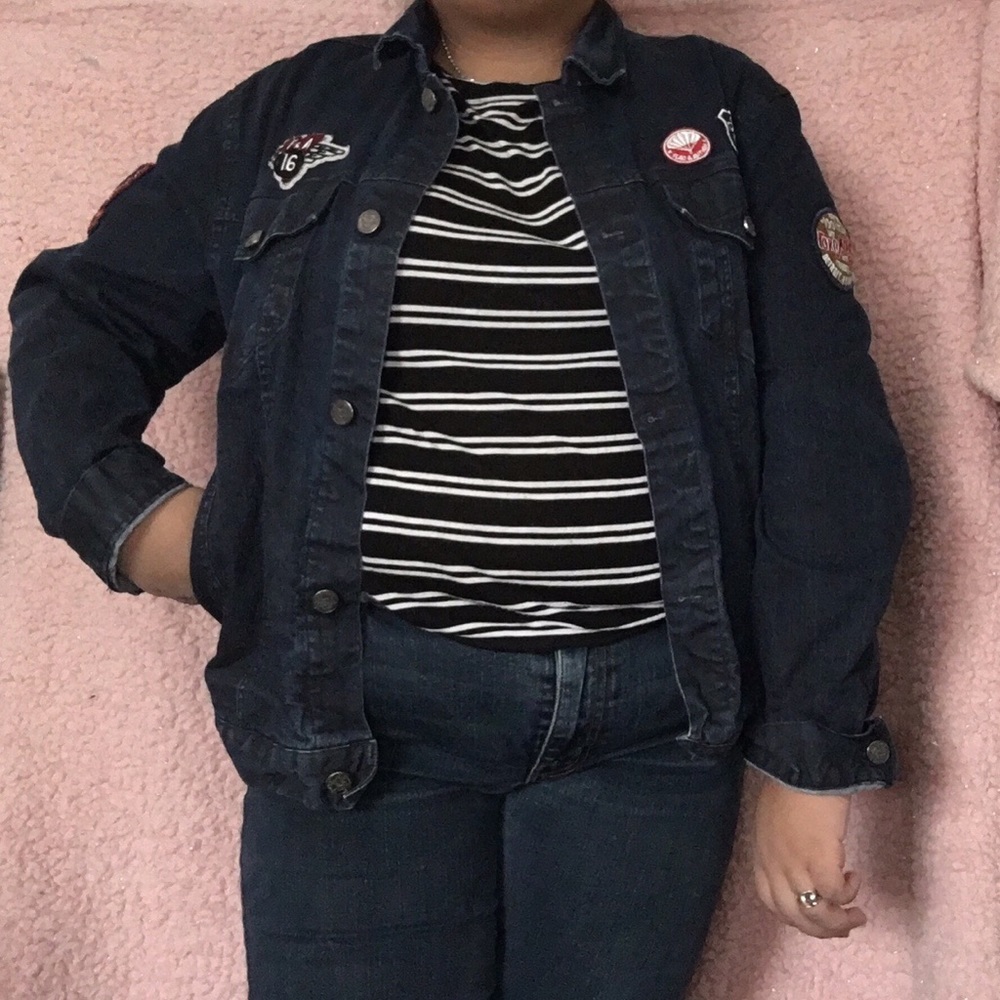 Flag and anthem jean jacket✨